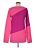 Diane von Furstenberg Color Block Pink Wool Pullover Sweater Size M - photo 2