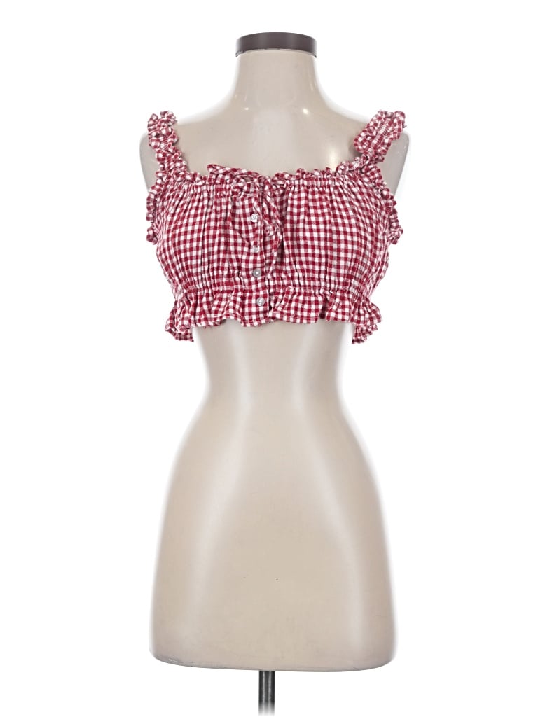 Pre-owned Weworewhat Sleeveless Blouse In Red