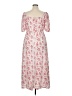 Unbranded Floral Pink Casual Dress Size XL - photo 2