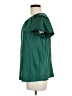Free Assembly 100% Recycled Polyester Green Short Sleeve Blouse Size M - photo 5