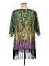 Marc Bouwer 100% Polyester Multi Color Purple 3/4 Sleeve T-Shirt Size 1X - photo 2