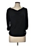 Adrienne Vittadini Black 3/4 Sleeve Top Size L - photo 1