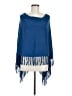 Project 100% Cotton Blue Poncho One size - photo 1