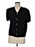 St. John Solid Black Cardigan Size M - photo 1