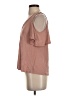 Sienna Sky Brown Short Sleeve Top Size S - photo 5