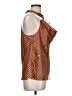 Ann Taylor LOFT 100% Polyester Orange Sleeveless Blouse Size L - photo 4