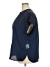 Roaman's 100% Polyester Blue Short Sleeve Blouse Size 20W - photo 5