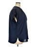 Roaman's 100% Polyester Blue Short Sleeve Blouse Size 20W - photo 4
