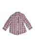 Crewcuts 100% Cotton Checkered-gingham Red Long Sleeve Button-Down Shirt Size 2 - photo 1