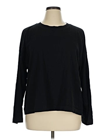 Madewell Oversized Long-Sleeve Crewneck Tee (view 1)