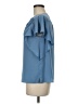 Vince Camuto Blue Short Sleeve Blouse Size M (petite) - photo 5