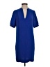J.Crew 100% Polyester Solid Blue Casual Dress Size 00 - photo 1