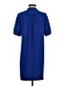 J.Crew 100% Polyester Solid Blue Casual Dress Size 00 - photo 2