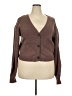 White Birch Brown Cardigan Size 2X - photo 1