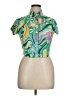 rue21 Green Short Sleeve Blouse Size XL - photo 1