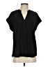 Cynthia Steffe Black Short Sleeve Blouse Size S - photo 1