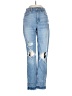Abercrombie & Fitch Graphic Blue Jeans Size 2 - photo 1
