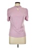Boden Purple Pink Short Sleeve Top Size 10 - photo 1