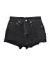 Levi's 100% Cotton Black Denim Shorts Size 26 waist - photo 1