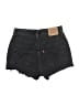 Levi's 100% Cotton Black Denim Shorts Size 26 waist - photo 2