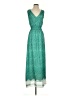 Max Studio 100% Polyester Green Casual Dress Size XS - photo 1