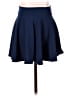 Urban Coco Solid Blue Casual Skirt Size XS - photo 1