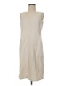 Talbots Solid Tan Casual Dress Size 8 - photo 1