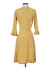 Leota Polka Dots Yellow Casual Dress Size S (petite) - photo 2