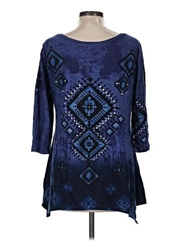 Collections etc. 3/4 Sleeve Blouse (view 2)