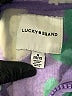 Lucky Brand 100% Polyester Hearts Purple Snow Jacket Size 10 - 12 - photo 3