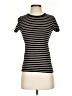 H&M Stripes Black Short Sleeve Turtleneck Size XS - photo 1