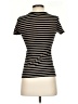 H&M Stripes Black Short Sleeve Turtleneck Size XS - photo 2