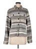 Junk Food 100% Cotton Stripes Gray Jacket Size M - photo 1