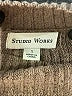 Studio Works Brown Turtleneck Sweater Size S - photo 7