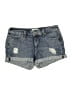 Paige Blue Denim Shorts Size 25 waist - photo 1