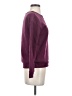 Just Be... 100% Polyester Burgundy Long Sleeve Top Size S - photo 4