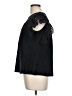 BTFBM 100% Cotton Solid Black Short Sleeve Blouse Size L - photo 5