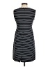 Lands' End Stripes Gray Casual Dress Size 8 (petite) - photo 2