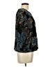 Allison Daley Black Blue 3/4 Sleeve Blouse Size L (petite) - photo 4