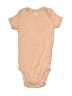 Honest Baby Clothing 100% Cotton Solid Tan Short Sleeve Onesie Size 3-6 mo - photo 1