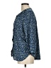 Jachs Girlfriend 100% Polyester Blue 3/4 Sleeve Blouse Size M - photo 5
