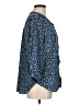 Jachs Girlfriend 100% Polyester Blue 3/4 Sleeve Blouse Size M - photo 4