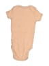Honest Baby Clothing 100% Cotton Solid Tan Short Sleeve Onesie Size 3-6 mo - photo 2