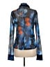 MNG Blue Long Sleeve Blouse Size L - photo 2