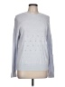 LC Lauren Conrad Polka Dots Silver Pullover Sweater Size L - photo 1