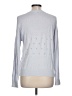 LC Lauren Conrad Polka Dots Silver Pullover Sweater Size L - photo 2