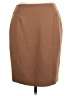 Halogen Solid Brown Formal Skirt Size 8 (petite) - photo 1