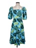 Draper James Tropical Blue Cocktail Dress Size 2 - photo 1