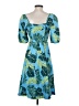 Draper James Tropical Blue Cocktail Dress Size 2 - photo 2