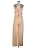 Piazza Sempione Solid Tan Jumpsuit Size EU (IT) 40 / US 4 - photo 1